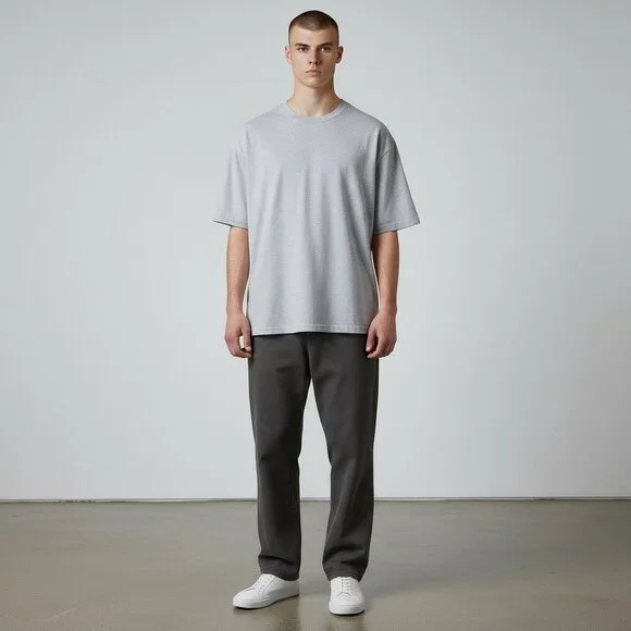 Goodfellow & Co Mens Gray Crewneck Short Sleeve Casual T-Shirt Size Large - Picture 2 of 10